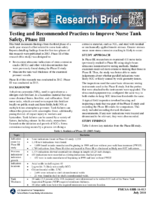 Testing and Recommended Practices to Improve Nurse Tank Safety Phase III Research Brief