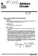 AC 0044Z Status of Federal Aviation Regulations