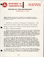 Remarks Prepared for Delivery by Secretary of Transportation William T Coleman Jr to the Minority Business Enterprise Conference