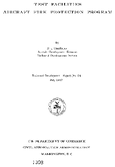 Test Facilities Aircraft Fire Protection Program