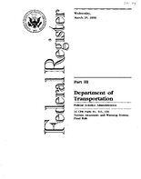 PART 135 AMENDMENTS 13573A