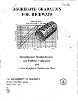 Aggregate Gradation for Highways Simplification Standardization and Uniform Application and a New Graphical Evaluation Chart