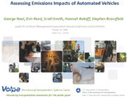 Assessing Emissions Impacts of Automated Vehicles 109th Air  Waste Management Association Annual Conference and Exhibition Paper 1105