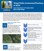 Virtual Public Involvement Practices in NEPA Iowa Department of Transportation Black Hawk Bridge