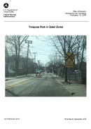 Trespass Risk in Quiet Zones