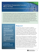 Capital District Transportation Committee Albany New York  planning the congestion management process in the context of metropolitan transportation planning goals and objectives