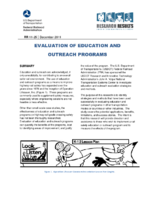 Evaluation of Education and Outreach Programs 201112 Research Results