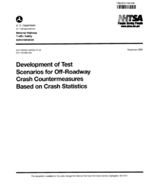 Development of test scenarios for offroadway crash countermeasures based on crash statistics
