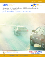 Recognizing the Potential to Reduce GHG Emissions through Air Transportation Electrification