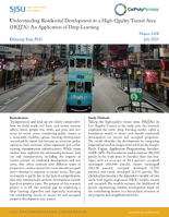 Understanding Residential Development in a HighQuality Transit Area HQTA An Application of Deep Learning Brief