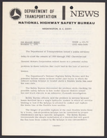 NHTSA News Releases November 1970