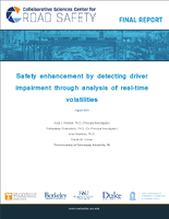 Safety Enhancement by Detecting Driver Impairment Through Analysis of RealTime Volatilities