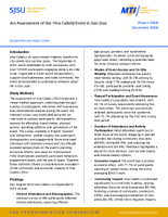 An Assessment of the Viva CalleSJ Event in San Jose Research Brief