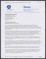 Department of Transportation News Releases 1999