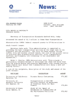 UMTA Awards 18 University Research Grants