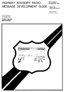 Highway Advisory Radio Message Development Guide