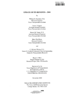 Update of ITS benefits  2000