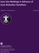 Lane Line Markings in Advance of LaneReduction Transitions