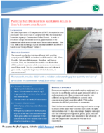 Particle Size Distribution and Gross Solids in Ohios Stormwater Runoff Summary