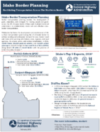 Idaho Border Planning Facilitating Transportation Across the Northern Border