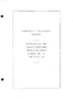 Interstate Commerce Commision Report of the Accident  Investigation Occuring on the MISSOURI PACIFIC RAILROAD COADY TX