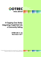 A Capping Case Study Integrating Freight Rail Into a Community Setting