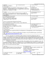 Texas flexible pavements and overlays  year 1 report test sections data collection analyses and data storage system