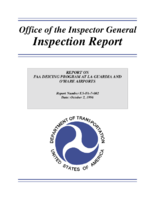 Report on FAA Deicing Program at La Guardia and OHare Airports