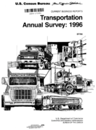 Current Business Reports Transportation Annual Survey 1996