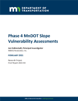 Phase 4 MnDOT Slope Vulnerability Assessments