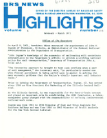 BRS News Highlights FebruaryMarch 1971