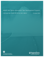 Splash and Spray Assessment Tool Development Program