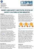 Short Line Safety Institute Status of Safety Culture in the Industry Research Results