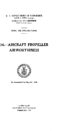 Part 14 Aircraft Propeller Airworthiness