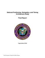 National Positioning Navigation and Timing Architecture Study Final Report