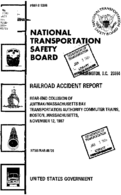 Interstate Commerce Commision Report of the Accident  Investigation Occuring on the AMTRAKMASSACHUSETTS BAY TRANSPORTATION AUTHORITY COMMUTER TRAINS BOSTON MA