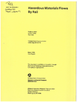 Hazardous Materials Information Systems  Needs Study