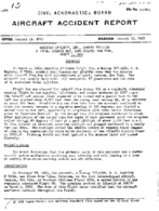 Investigation of Aircraft Accident AMERICAN AIRLINES JAMAICA BAY LONG ISLAND NEW YORK 19620301