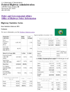 Highway Statistics Series State Statistical Abstracts 2012  Washington
