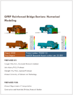 GFRP Reinforced Bridge Barriers Numerical Modeling
