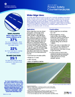 Proven Safety Countermeasures Wider Edge Lines