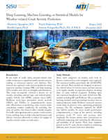 Deep Learning Machine Learning or Statistical Models for WeatherRelated Crash Severity Prediction Research Brief