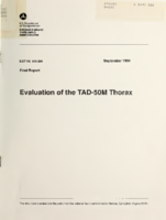 Evaluation of the TAD50M thorax