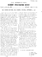 Investigation of Aircraft Accident FALLS CHURCH AIR PARK FALLS CHURCH VIRGINIA 19470903