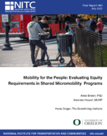 Mobility for the People Evaluating Equity Requirements in Shared Mobility Programs