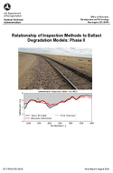 Relationship of Inspection Methods to Ballast Degradation Models Phase II