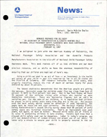 Remarks Prepared for Delivery by Secretary of Transportation Elizabeth Hanford Dole National Child Passenger Safety Awareness Week News Conference