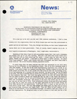 Remarks Prepared for Delivery by Secretary of Transportation Elizabeth Hanford Dole to the National Association of Towns and Townships National Conference