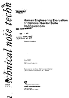 Human Engineering Evaluation of Optional Sector Suite Configurations