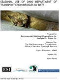 Seasonal Use of Ohio Department of Transportation Bridges by Bats